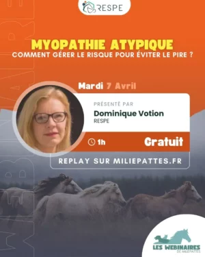 Tu te poses pleins de questions sur la myopathie atypique ?  La Prof. Dominique Votion t’explique tout sur cette intoxication sévère et te donne une méthode d’évaluation du risque pour ton cheval. Rejoins-nous pour ce webinaire pratico-pratique, utile… et gratuit ! 🍁🐴