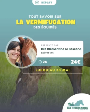 Comment tu vermifuges ton cheval ? Tu sais pourquoi ? Strongles et tutti quanti, tu y comprends quelque chose ? Dre Clémentine Le Bescond décortique tout ça pour toi !